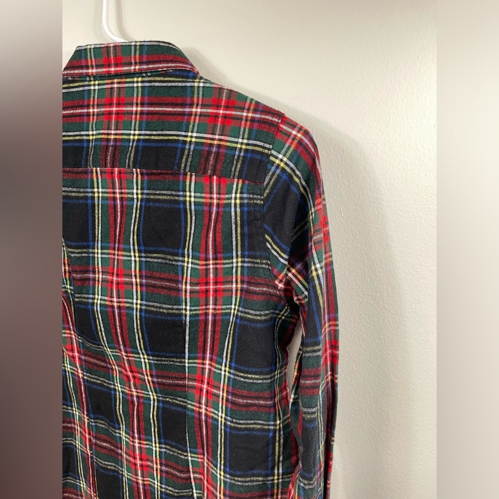 L.L. Bean Men's Scotch Plaid Cotton Shirt Career Work Size XS - Picture 11 of 15
